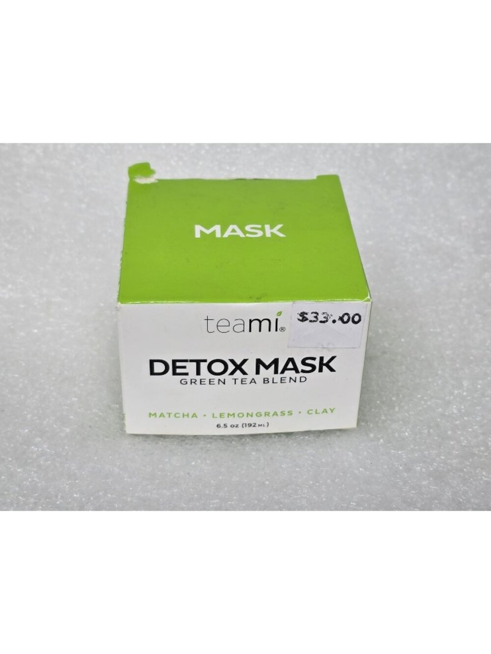Teami Green Tea Detox Mask 6.5oz Matcha Lemongrass & Clay For Deep Cleansing